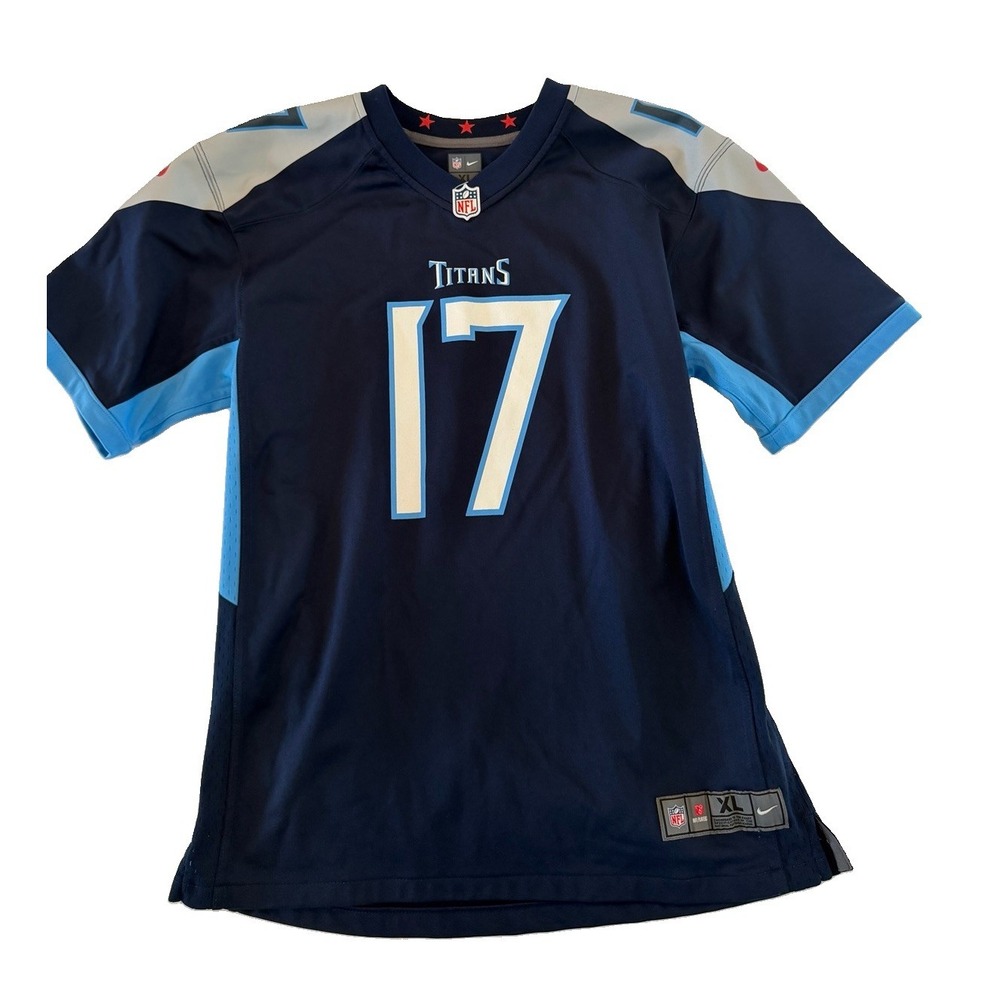 Nike NFL Titans Ryan Tannehill #17 Jersey On Field Youth XL 18-20 Navy On Field